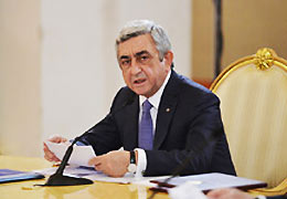 Серж Саргсян: Если азербайджанская армия сильна на словах, то мы доказали свою силу на деле