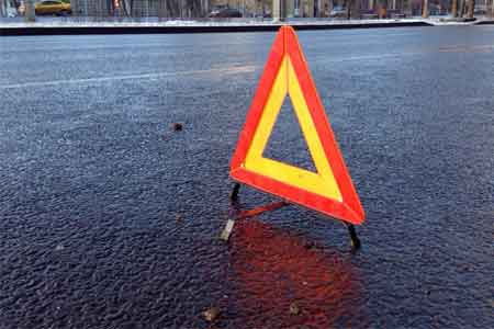Road accident in Yerevan