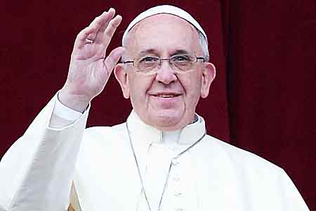 His Holiness Pope Francis congratulated President Sargsyan on the occasion of the 26th anniversary of the Independence of the Republic of Armenia