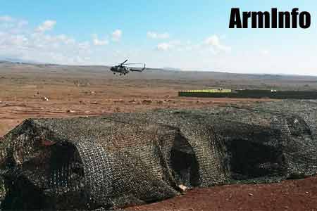 The command and staff trainings began in Nagorno-Karabakh