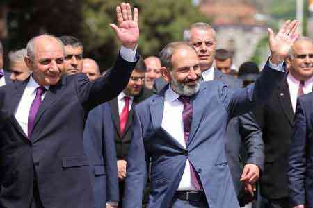 In Yerevan Nikol Pashinyan and Bako Sahakyan discussed issues relating to domestic and foreign policy, security of the two Armenian republics