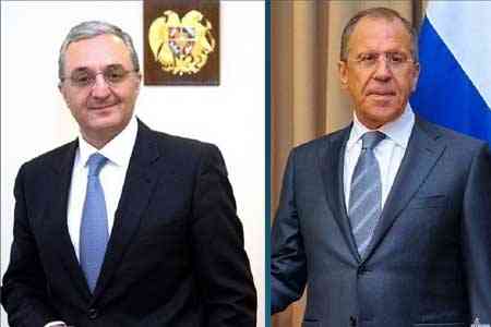 Զոհրաբ Մնացականյանն ու Սերգեյ Լավրովը քննարկել են հայ-ռուսական ռազմավարական հարաբերությունները