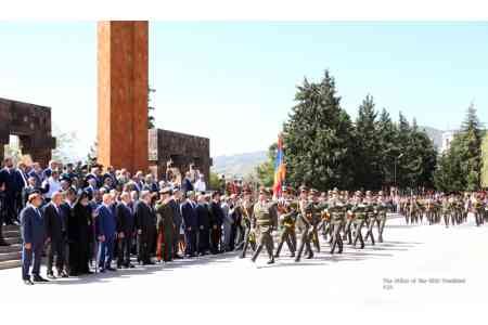 Bako Sahakyan: Artsakh together with Mother Armenia and Diaspora is taking confident steps towards building a free, sovereign and democratic state