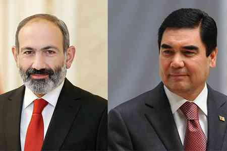 Գուրբանգուլի Բերդիմուհամեդովը շնորհավորել է Նիկոլ Փաշինյանին՝ ՀՀ վարչապետի պաշտոնում նշանակվելու կապակցությամբ