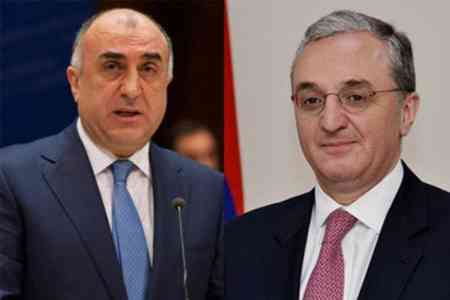 Mnatsakanyan to Mammadyarov: There is no alternative to a peaceful settlement of the Karabakh conflict
