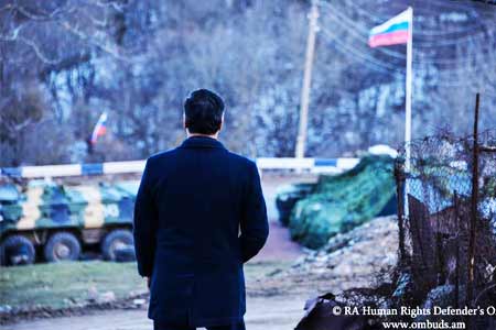 Омбудсмен Армении назвал незаконными действия ВС Азербайджана близ Сев лич