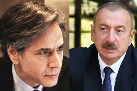 Բլինքենն Ալիեւին կոչ է արել լայն համաներում հայտարարել եւ թույլատրել միջազգային դիտորդների առաքելություն Լեռնային Ղարաբաղում