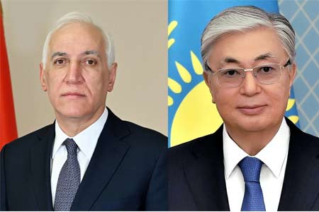 Касым-Жомарт Токаев поздравил Ваагна Хачатуряна с днем рождения