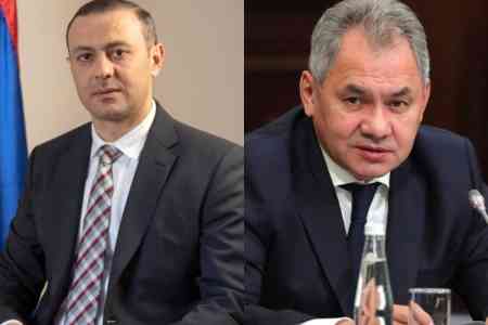 Григорян и Шойгу сверили часы по повестке двустороннего сотрудничества