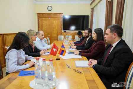  RA Ministry of Interior, Swiss ambassador to Armenia discuss  expansion of bilateral cooperation 