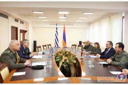 Ստորագրվել է Հայաստան-Հունաստան երկկողմ պաշտպանական համագործակցության 2026 թվականի ծրագիրը