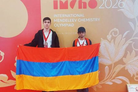 Армянский школьник завоевал бронзовую медаль на юбилейной Международной Менделеевской олимпиаде по химии в Москве