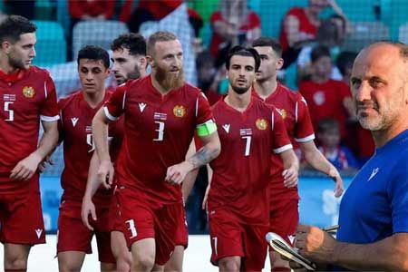 Armenian national football team  ranks 107th in  FIFA rankings