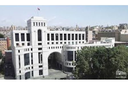 Armenian MFA sends congratulatory message to Russian Foreign Ministry on Russia Day