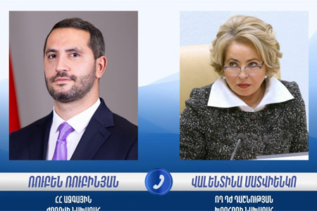 Armenia and Russia are ready to further develop interparliamentary cooperation