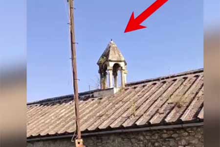 Բռնազավթված Հադրութում պղծվել է Սուրբ Հարություն հայկական եկեղեցին